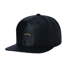 PLATEAU LEATHER SNAPBACK2_BLACK