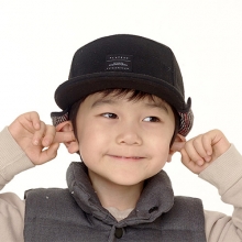 MUFFLE CAP_BLACK_KIDS