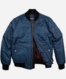 DECENT MA-1 JACKET _ P.BLUE