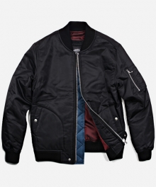 DECENT MA-1 JACKET _ BLACK