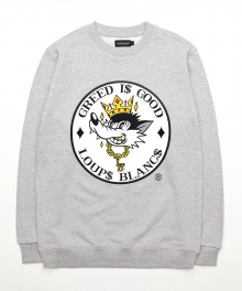 Greedy Wolf Sweatshirt - Grey