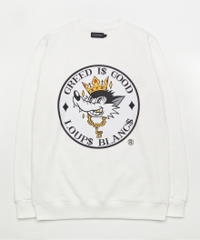 Greedy Wolf Sweatshirt - White