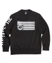 B.L.D.T FLAG CREWNECK SWEAT SHIRTS