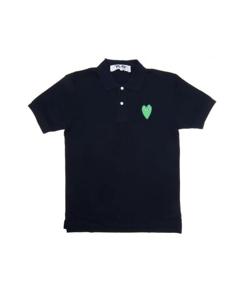 꼼데가르송(COMME DES GARCONS) GREEN PLAY POLO SHIRT - 사이즈 & 후기 | 무신사