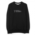 UTT 82 필름 슬로건 슬림 스웻셔츠[black(UNISEX)]