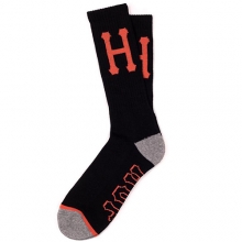 CLASSIC H CREW SOCKS (BLACK)