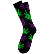 HUF X FRANK 151 420 PLANTLIFE SOCKS (BLK/GRN/PUR)