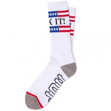 FUCK IT CREW SOCKS (WHITE)