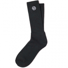 HEATHERED CIRCLE H CREWSOCKS (JADE)