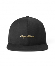 Calligraphy Logo Snapback - Black