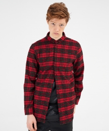 TANTAN CHECK LONG SHIRTS