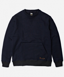 F_POCKET HEAVY SWEAT _ NAVY