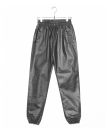 Coated Cotton Jogger Pants