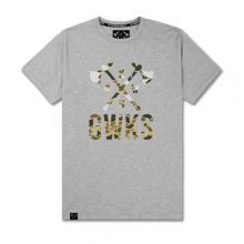 GWS215 CAMO CHECK LOGO GREY