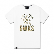 GWS215 CAMO CHECK LOGO WHITE