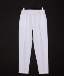 Banded Waist Slacks - White