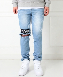 Logo patch jean 1