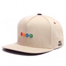 [피스메이커] STEP MNM SNAPBACK (BEIGE)