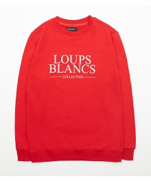 Serif Logo Sweatshirt - Red