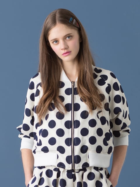 CP DOT BLOUSON белый