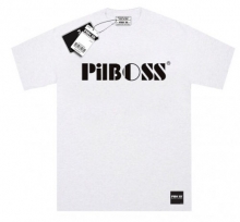 PilBOSS Standard Logo Tee White