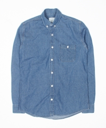 pocket denim shirts (darkblue)