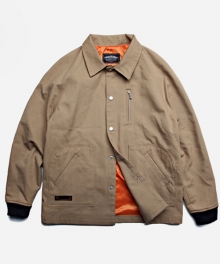 TWILL COACH JACKET _ BEIGE