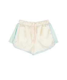 pleated point short_mint