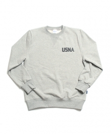 USNA Sweatshirt Grey HWC