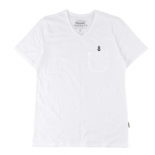 UTT 19 anchor v-neck pocket t-shirts_white(남여공용)