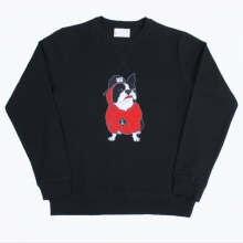 [코드아이엠] FRENCH DOG SWEAT SHIRT - BLACK