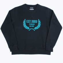 [코드아이엠] LAUREL SWEAT SHIRT - BLACK