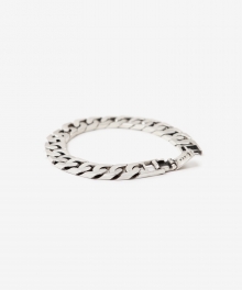 SQUARE CHAIN SILVER BRACELET