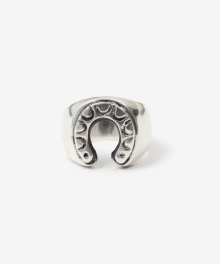 HORSESHOE SILVER RING