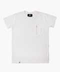 Slub 100% Zipper Pocket Tee