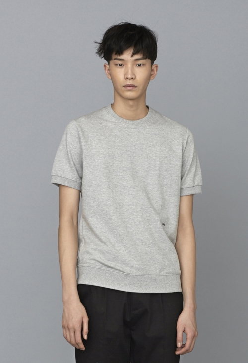 엠엔지유(MNGU) LOGO SHORT SLEEVE SWEATSHIRT_GRAY - 사이즈 & 후기 | 무신사