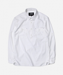 COMFY PULLOVER SHIRT _ WHITE