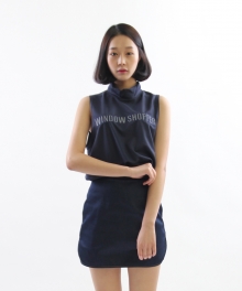 HIGH NECK SLEEVELESS 3M SCOTCHLITE NAVY