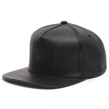 [피스메이커] PIECE MAKER LEATHER SNAPBACK (BLACK)