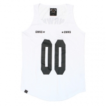 GWT001 00 LOGO TANK TOP WHITE