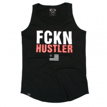 GWT003 HUSTLER TANK TOP BLACK