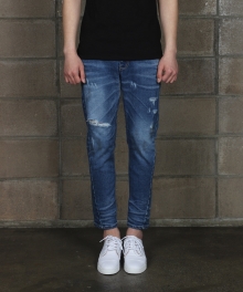 [019]damage biker denim