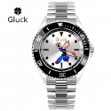 글륵(GLUCK) [Gluck] 글륵X뽀빠이 콜라보레이션 손목시계 GL3606-BKSV 본사정품
