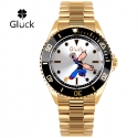 글륵(GLUCK) [Gluck] 글륵X뽀빠이 콜라보레이션 손목시계 GL3606-BKGD 본사정품