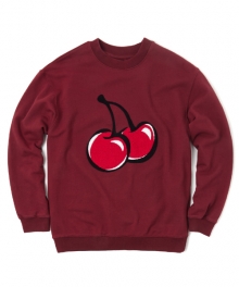 BIG CHERRY CREWNECK [WINE]