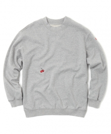 SMALL CHERRY CREWNECK [GREY]