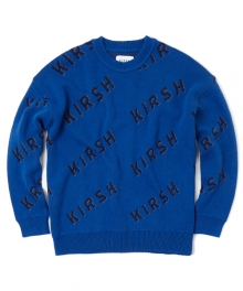 KIRSH LOGO KNIT [BLUE]