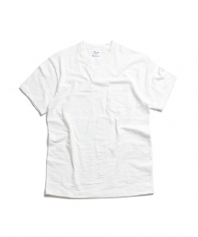 10 Slub Pocket-T White