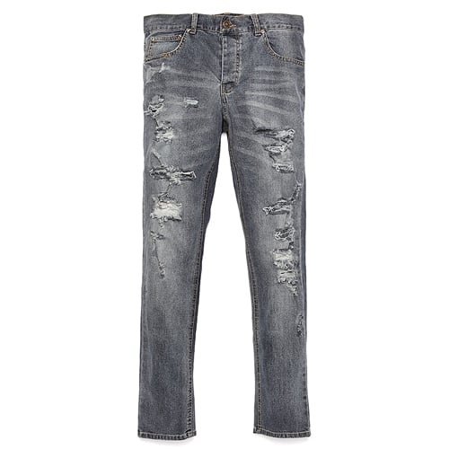 DESTROYED JEAN INDIGO