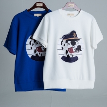 COMMANDER PATCH DOG 1/2 T-SHIRTS